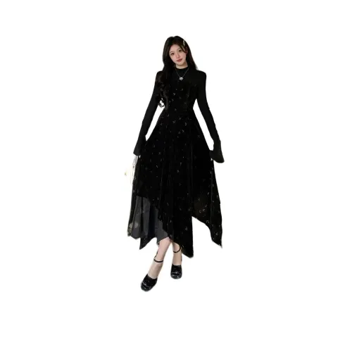 ZUKIZUKI Длинное платье с длинными рукавами женское