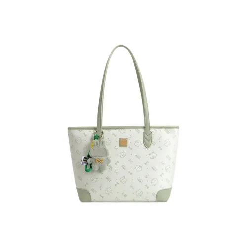 DIFFERENT FACES ПУ (полиуретан) Один Плечо Тоут Сумка Обычный Женский Матча Зеленый