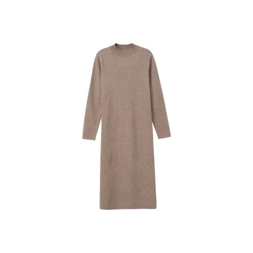 X MOOM Длинное платье с длинными рукавами женское