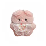 Розовый фартук с рисунком свиньи