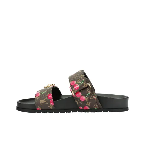 Takashi Murakami x LOUIS VUITTON Bom Dia Тихий Слипоны Женские Коричневый