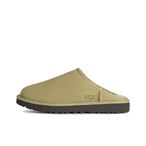 UGG Классический Slip On EVA Устойчивый к истиранию Домашний Тапочки Мужские Светло-желтый Коричневый
