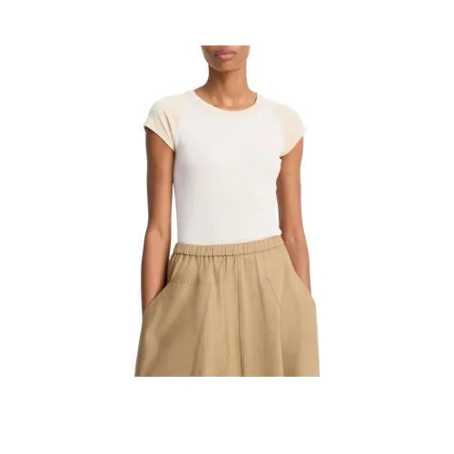 VINCE Овсяный Женские T-рубашки