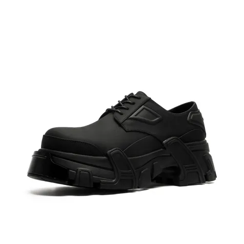 HAPPY DINO Повседневные кожаные туфли MID Топ Черный Мужской