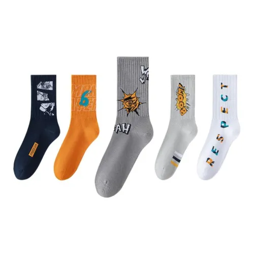 MIIOW Осенние и зимние носки Crew для мужчин