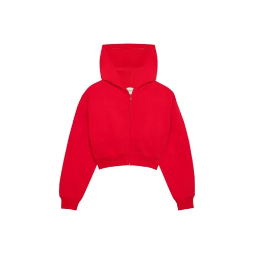 Aritzia FW25 Cozy Sweatfleece Perfect Crop Zip Толстовка Толстовка Женские