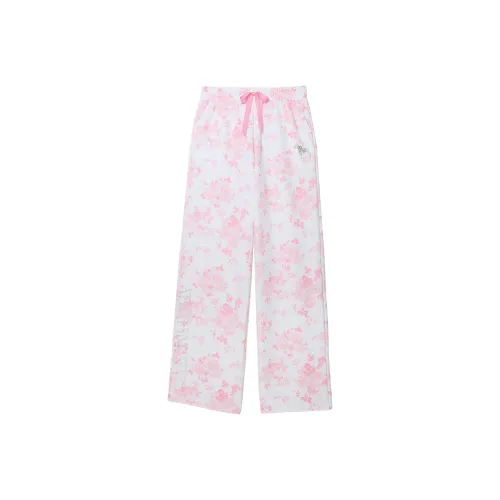 Victoria's Secret x LOVESHACKFANCY Розовые Вязаные Спортивные Штаны Женские