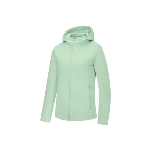 QIAODAN Куртки Пальто Женские PURE Аква Зеленый
