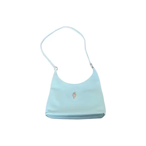 Chrome Hearts Серебряный Металл Sword Украшение Сумка на плечо Сумка Сумка через плечо Женская Детская Синяя