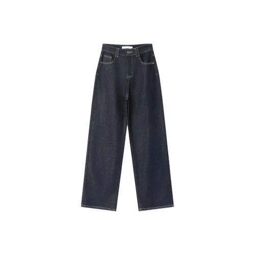 IHIMI Темно-синий женский джинсы