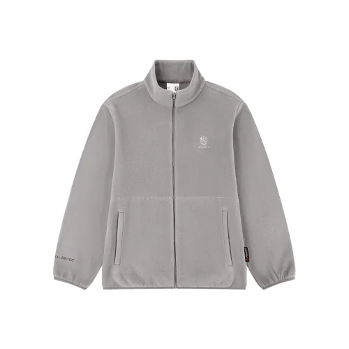 QIAODAN Вельвет Feel Пальто Мужской Светлый Сумеречный Серый