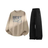 Sand (Бег Friend) + Black (Бег Friend Логотип на штанах)