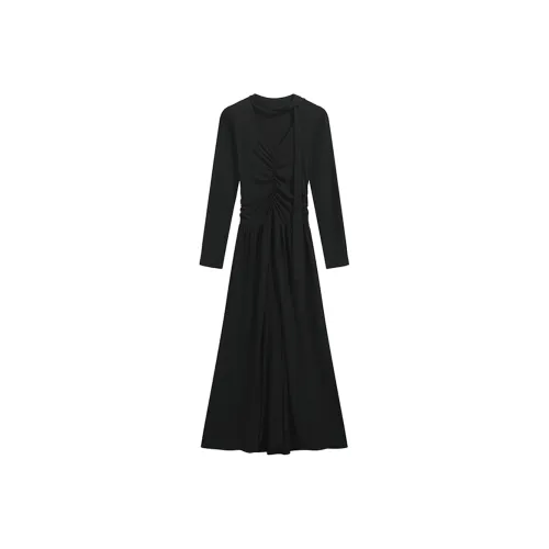 Incolore Длинное платье с длинными рукавами женское