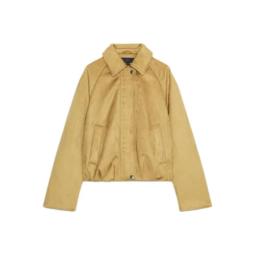 ZARA Горчичный Женский Куртки