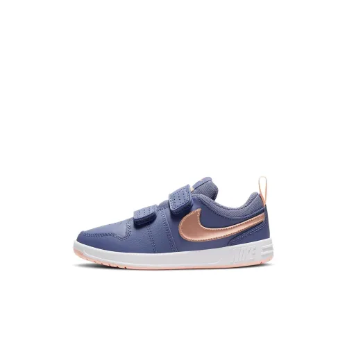 Nike Pico 5 Low Топ Детские Скейтбординги Синий Розовый Дети Возраст 3-7 Лет