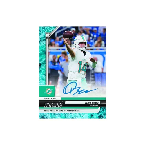 PANINI 2025 Football Регби NFL Instant Quinn Yules Вода Спортивные карты 1 шт
