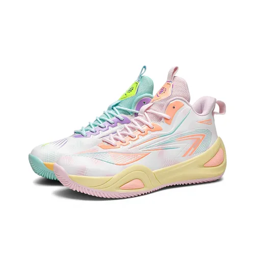 Черный хвост оленя амортизация дышащий легкий MID баскетбольные кроссовки мужской