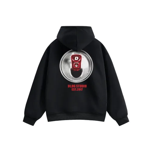 DLBG С капюшоном с оборванными плечами свитшот унисекс