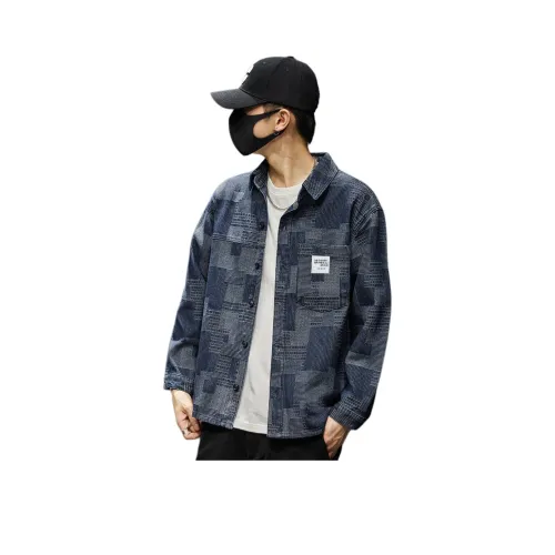 Tonlion Синий Унисекс Джинсовые куртки