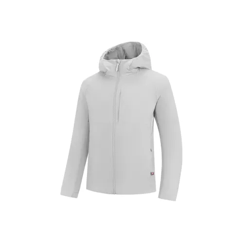 QIAODAN Хлопковый пуховик Мужской Кролик Серый