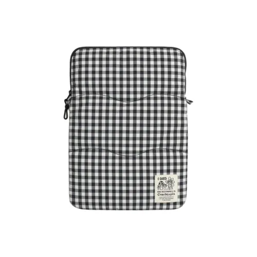 COACH Нейлоновая сумка для ноутбука большая унисекс черный и белый