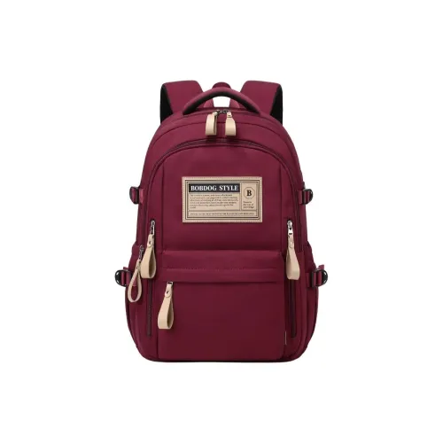 BOBDOG Полиэстер Рюкзак Стандартный Унисекс Бордовый