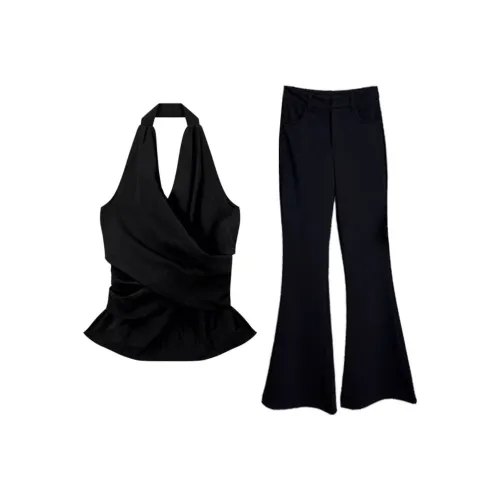 BIFH Черный Женский Повседневный Костюм