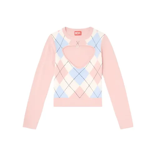 DIESEL Розовые Женские Свитера