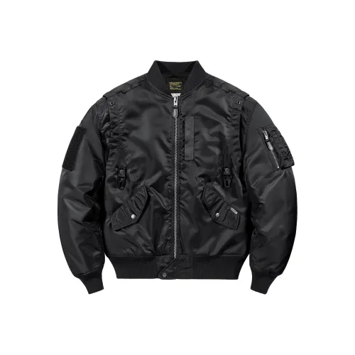 VIP Heavy Workwear MULTI Pocket Loose Fit American Thickened Down Jacket Men's Black