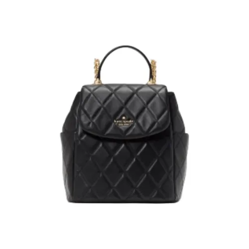 Kate Spade CAREY Коровья кожа Рюкзак Маленький Женский Черный