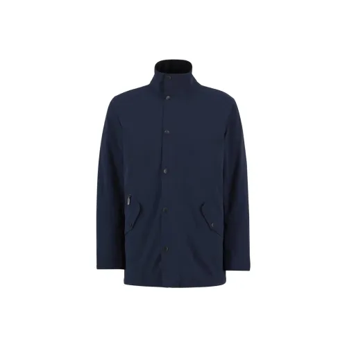 BARBOUR Мужская морская синяя пуховая куртка