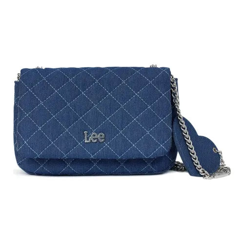 Lee ПУ (полиуретан) Сумка через плечо Стандартная Женская Джинсовый синий