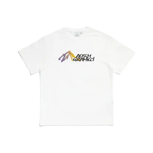 GRAMICCI X Adsum Co Бренд T-Shirt Унисекс Белый