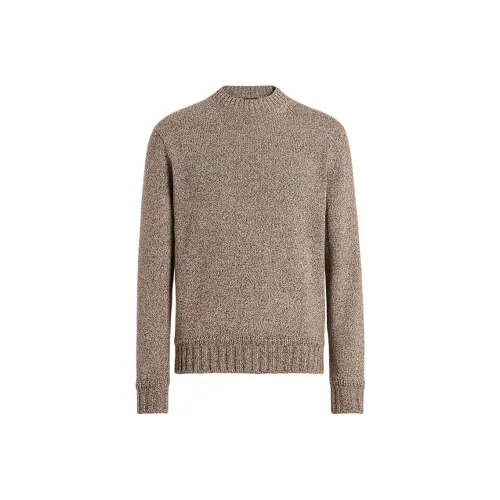 Ermenegildo Zegna Коричневый Мужской Кашемировые Свитера