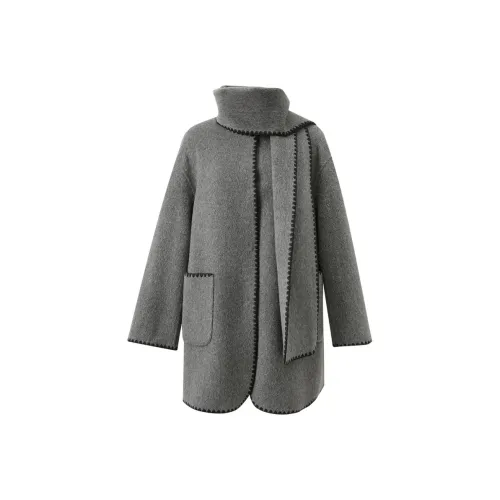 3COLOUR Deep Серый Женское Пальто