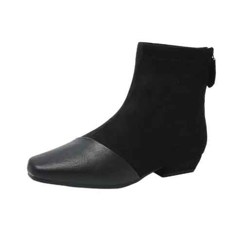 Wuji Французский Однотонный Ботильоны для Женщин