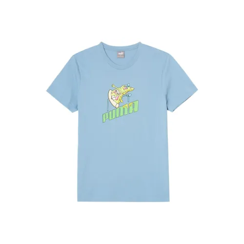 PUMA Blue Men's T-Shirts PUMA Синий Мужские Футболки