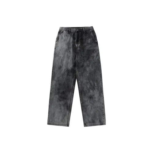 EYEUNDERSTAND Серый Унисекс Джинсы