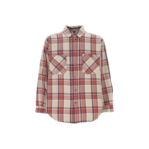 HAIKURE Бежевый Розовый Мужские Рубашки