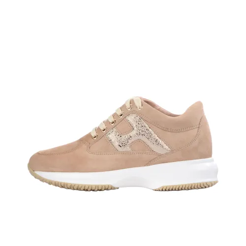 HOGAN Interactive Version Низкий Топ Повседневная Обувь Женская Коричневый