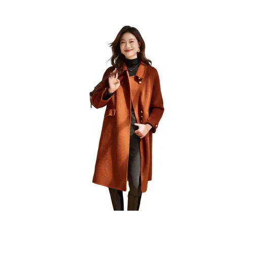 Still Quiet Mulan Orange Women's Coat