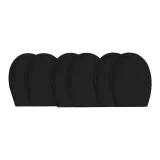 Черный круглый носок (3 упаковки)