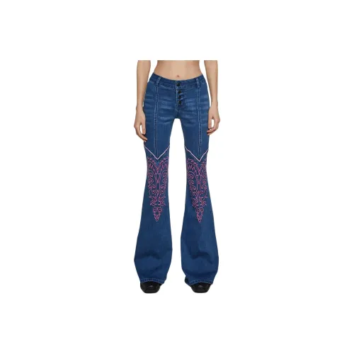 Dolls Kill Blue Women's Jeans Dolls Kill Синие Женские Джинсы