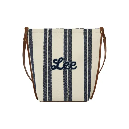 Lee Ткань Тоут Сумка Сумка через плечо Большой размер Обычный Женская Сине-белые полосы