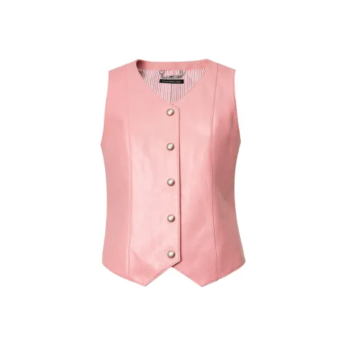 BLACKNINI Растительное дубление Свет Восковая пудра Жилет Женские жилеты