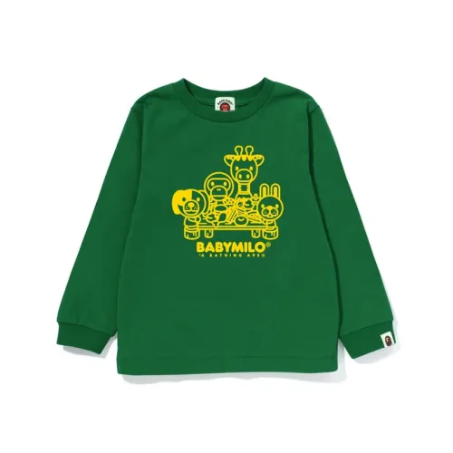 A BATHING APE T-рубашка FW25 для детей в возрасте 3-7 лет