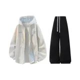 Вересковый серый, синий + черный