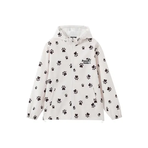 FOASIS Куртки и Пальто Унисекс Белый