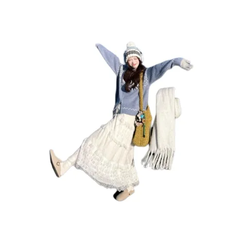 HKPXR Повседневный Длинный Юбка Женские