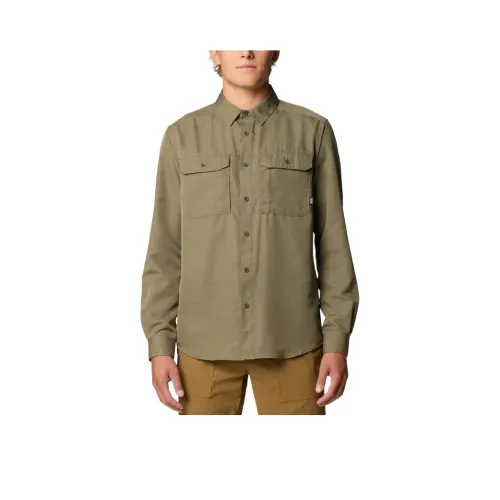 MOUNTAIN HARDWEAR Каменно-зеленый Мужские Рубашки